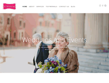 Tablet Screenshot of eventsbyelizabethpalmer.com